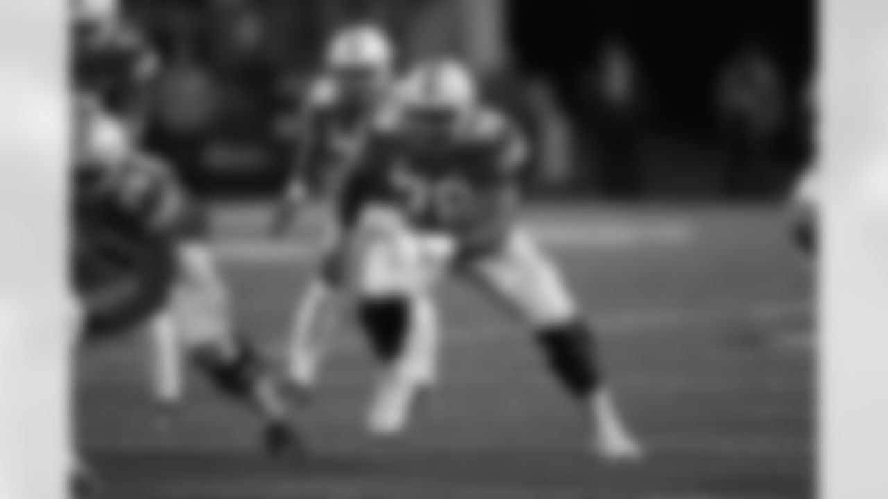OT Nicholas Petit-Frere, Ohio State
There was some late buzz that the super talented left tackle prospect could sneak into the first round. Petit-Frere has top-notch mirroring skills.