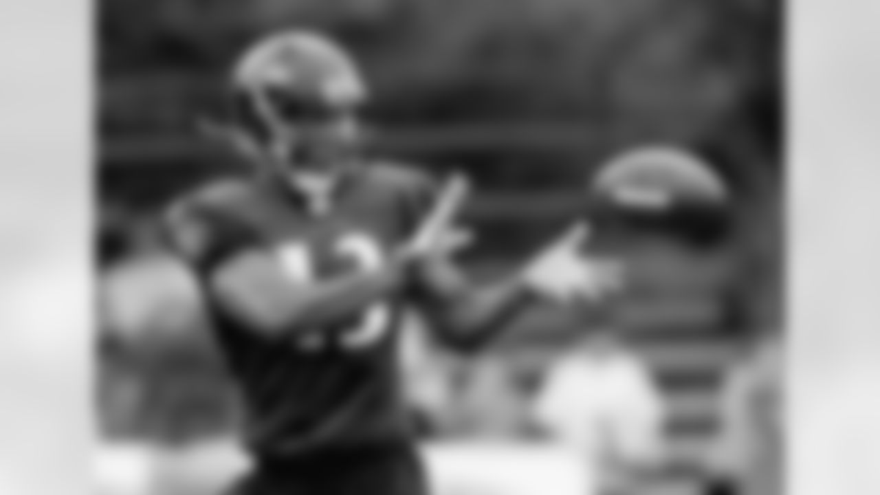 Rookies, quarterbacks and select veterans practice at training camp while the rest of the team arrives at McDaniel College in Westminster, Md. in July, 2009.