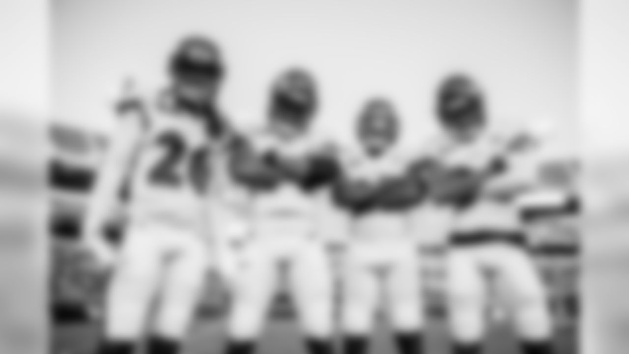 CBs Maurice Canady, Marlon Humphrey, Cyrus Jones and Brandon Carr