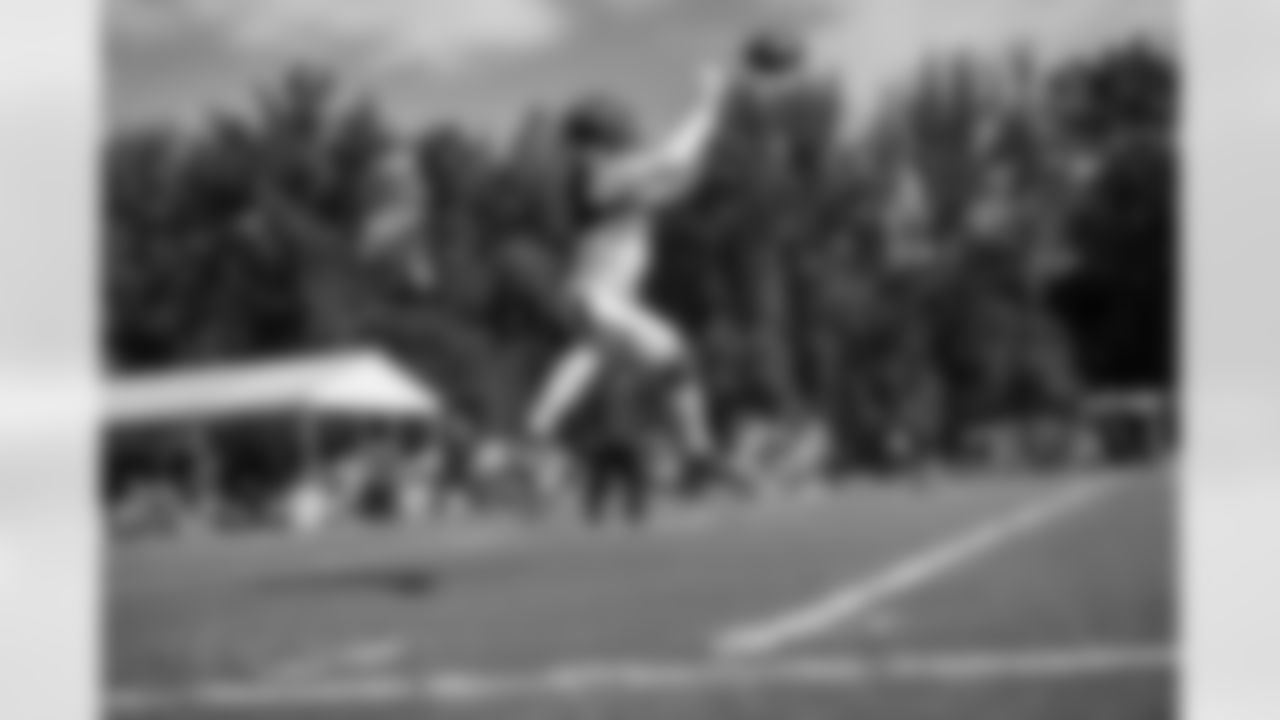 WR Odell Beckham Jr.
Beckham showed off his speed during the two days of practice, getting open deep during 11-on-11 drills on a few occasions. He made one long snag while going to the turf and a couple other throws came up a bit short, but Beckham proved his legs are back and still strong.