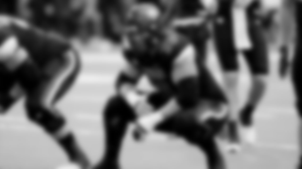 Penning tips the scales at 6-foot-7, 325 pounds and plays with a nasty finishing streak that NFL coaches adore. He's a tone-setter in the trenches who is also big and nimble enough to handle a variety of rushers. Penning probably wouldn't slide far as he's widely seen as the third- or fourth-best tackle in this year's class, but Baltimore could perhaps move back a little and still get him.