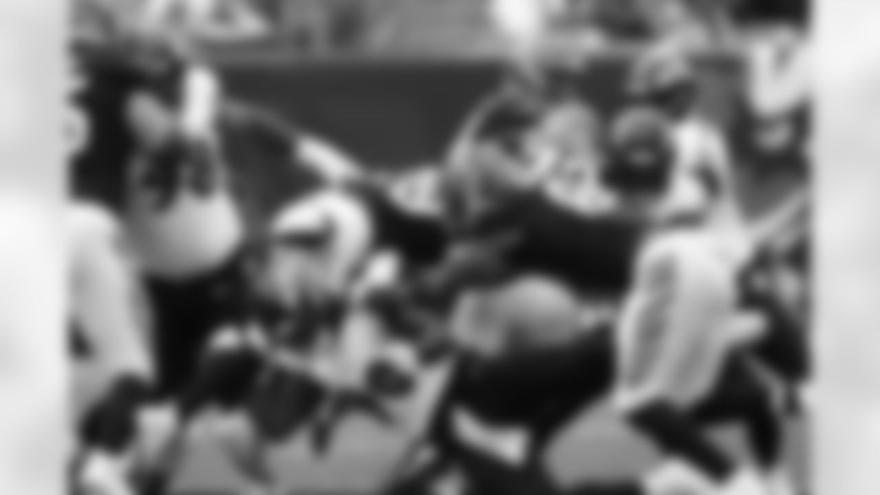 Ravens players in action