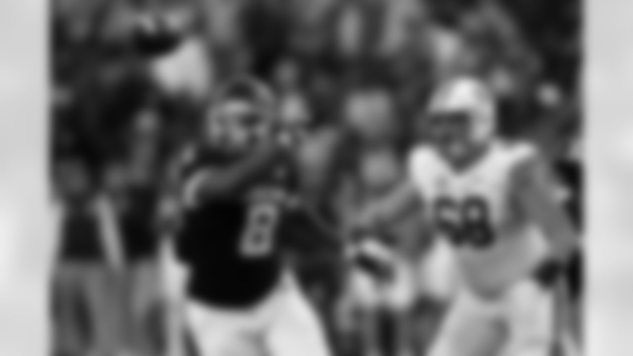 DL DeMarvin Leal, Texas A&M
Leal was a finalist for the Ted Hendricks Award as the nation's top defensive end after racking up 58 tackles, 12.5 for loss with 8.5 sacks.