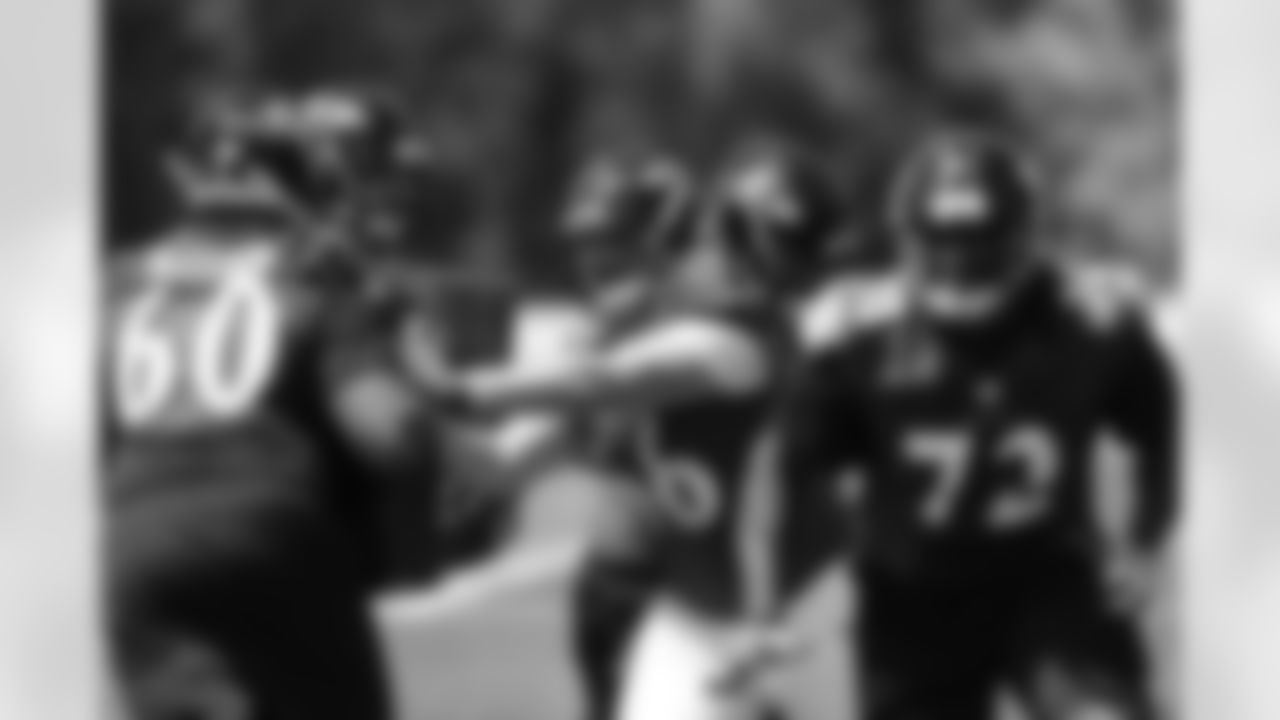The first look at the Ravens' 2012 draft class as they take the field for their first practice as Ravens.