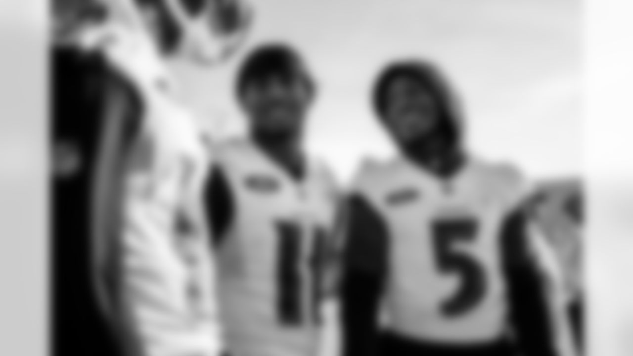 WR James Proche II and WR Marquise Brown