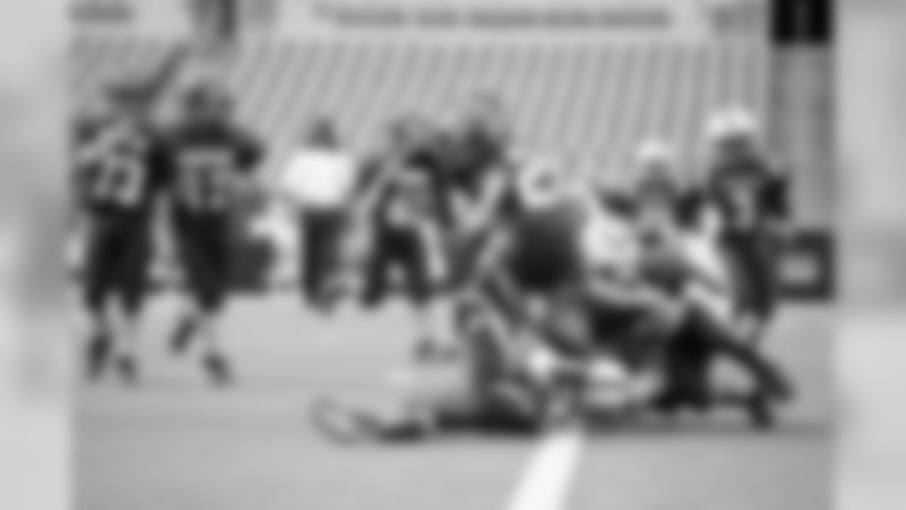 On Saturday, August 23rd in celebration of USA Football's Play Football campaign, four local youth football teams participated in scrimmages at M & T Bank Stadium. (Photos courtesy of of Robert Bartlett)