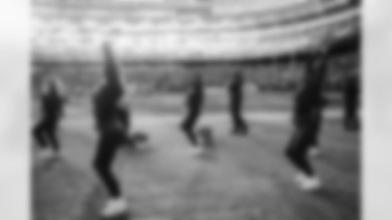 Command Force performing at FedEx Field on January 01, 2022 (Taylor Sims/Washington Commanders)