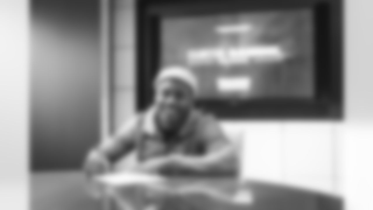 Curtis Samuel tours Inova Sports Performance Center on March 18, 2021 in Ashburn, Virginia.