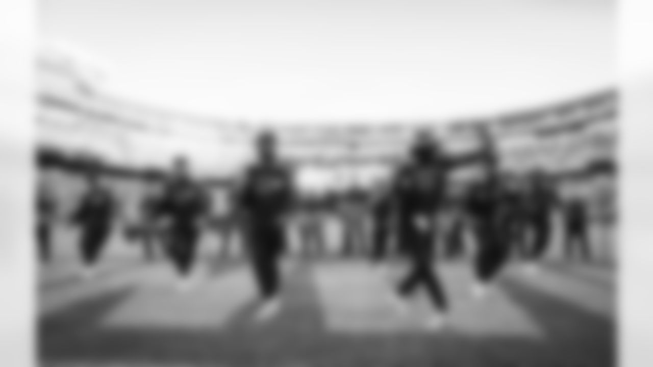 Command Force performing at FedEx Field on January 01, 2022 (Taylor Sims/Washington Commanders)