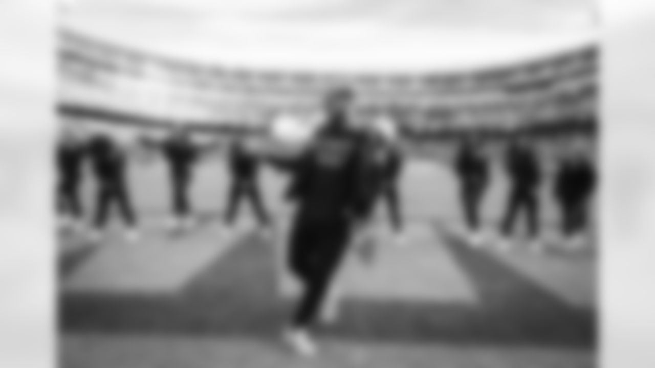 Command Force performing at FedEx Field on January 01, 2022 (Taylor Sims/Washington Commanders)