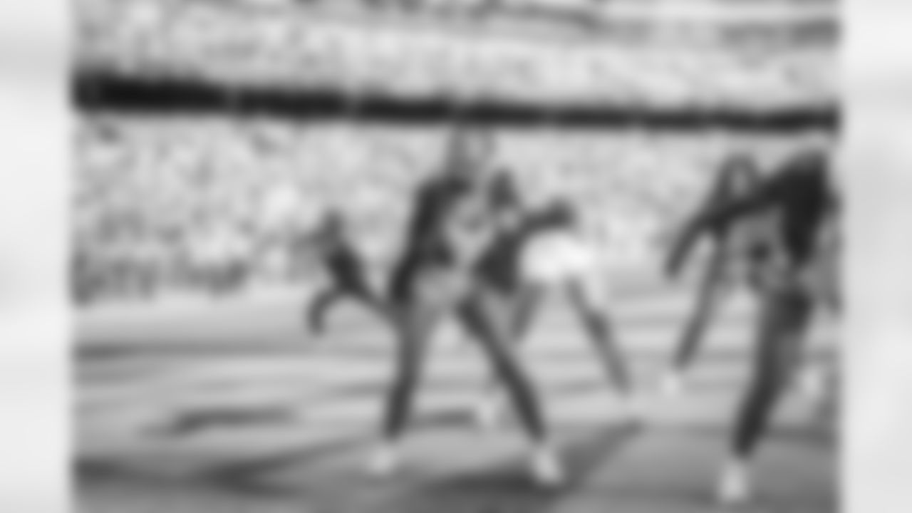 Command Force performing at FedEx Field on January 01, 2022 (Taylor Sims/Washington Commanders)