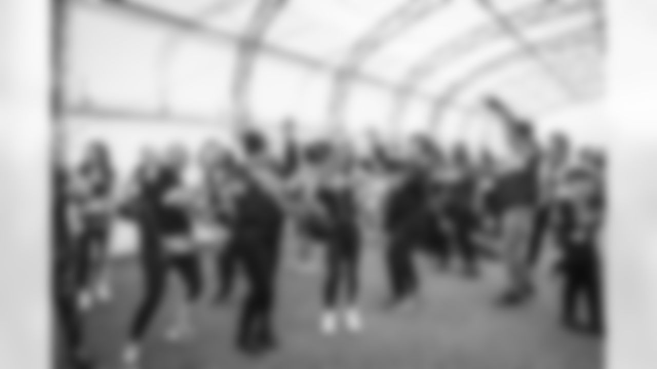 Command Force performing at FedEx Field on January 01, 2022 (Taylor Sims/Washington Commanders)
