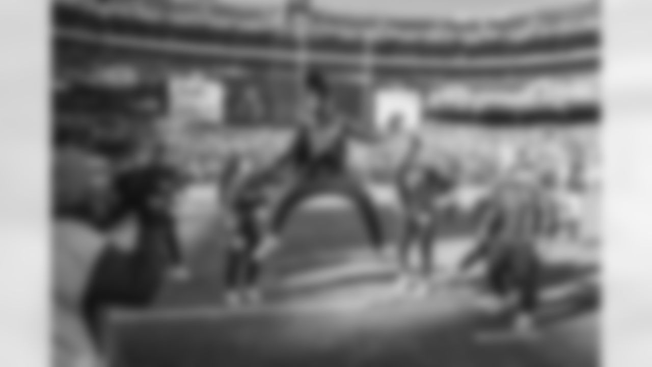 Command Force performing at FedEx Field on January 01, 2022 (Taylor Sims/Washington Commanders)