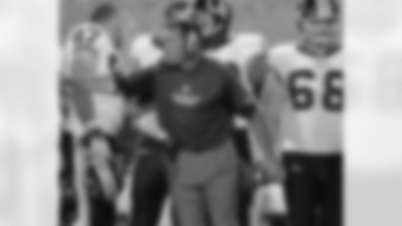 Jim Zorn on the sidelines, during his first preseason game as head coach.