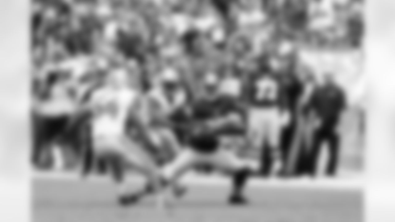 No.10: Making Defenders Miss- Pierre Garcon puts a move on Lions defenders in Week 3 at FedExField in Landover, Maryland.