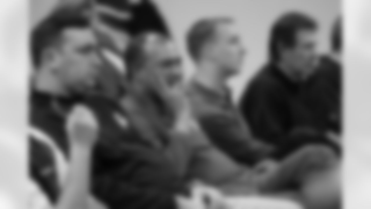 Greg Blache and Joe Bugel were in attendance at the press conference.