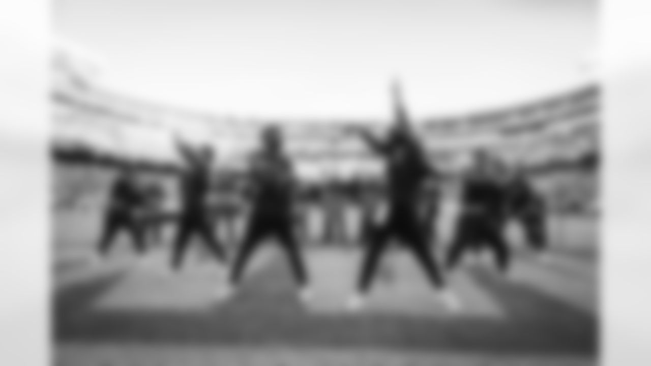 Command Force performing at FedEx Field on January 01, 2022 (Taylor Sims/Washington Commanders)