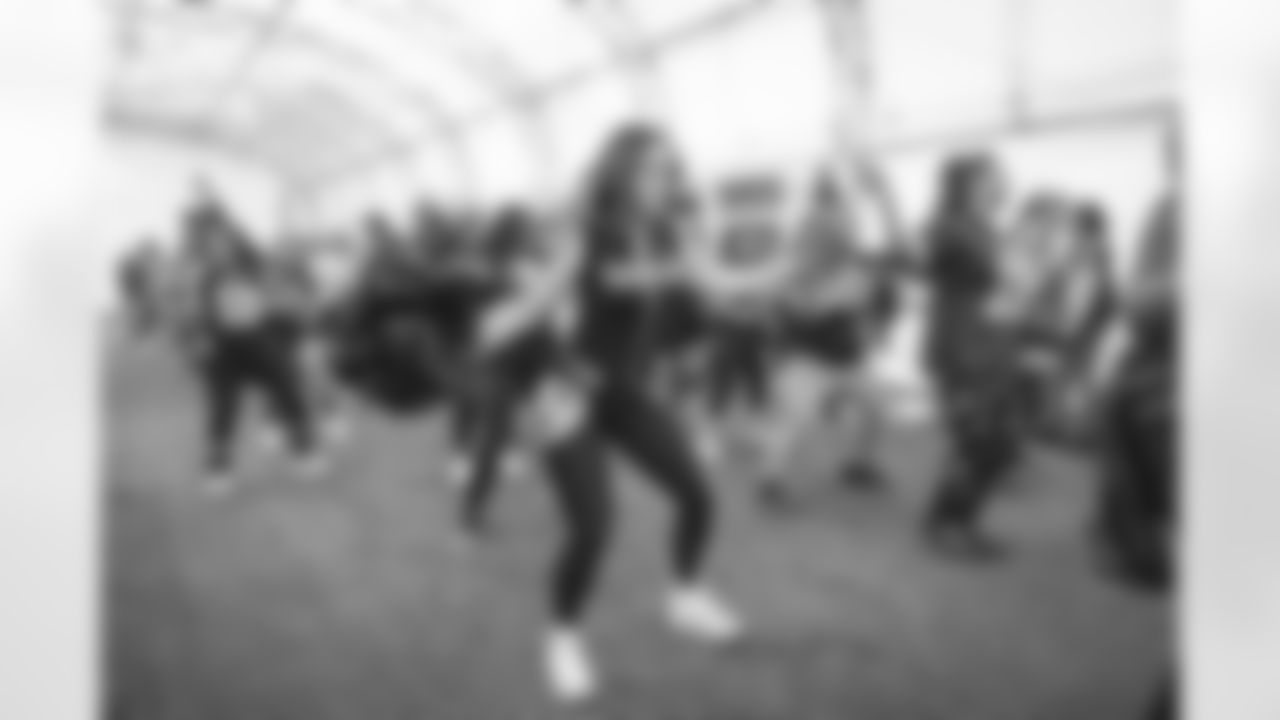 Command Force performing at FedEx Field on January 01, 2022 (Taylor Sims/Washington Commanders)