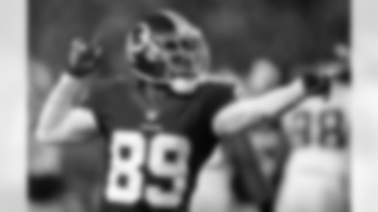 No. 6: Santana Moss' Plays Referee. Redskins WR Santana Moss shows his patented first down salute during the NFC Wild Card game against the Seattle Seahawks.