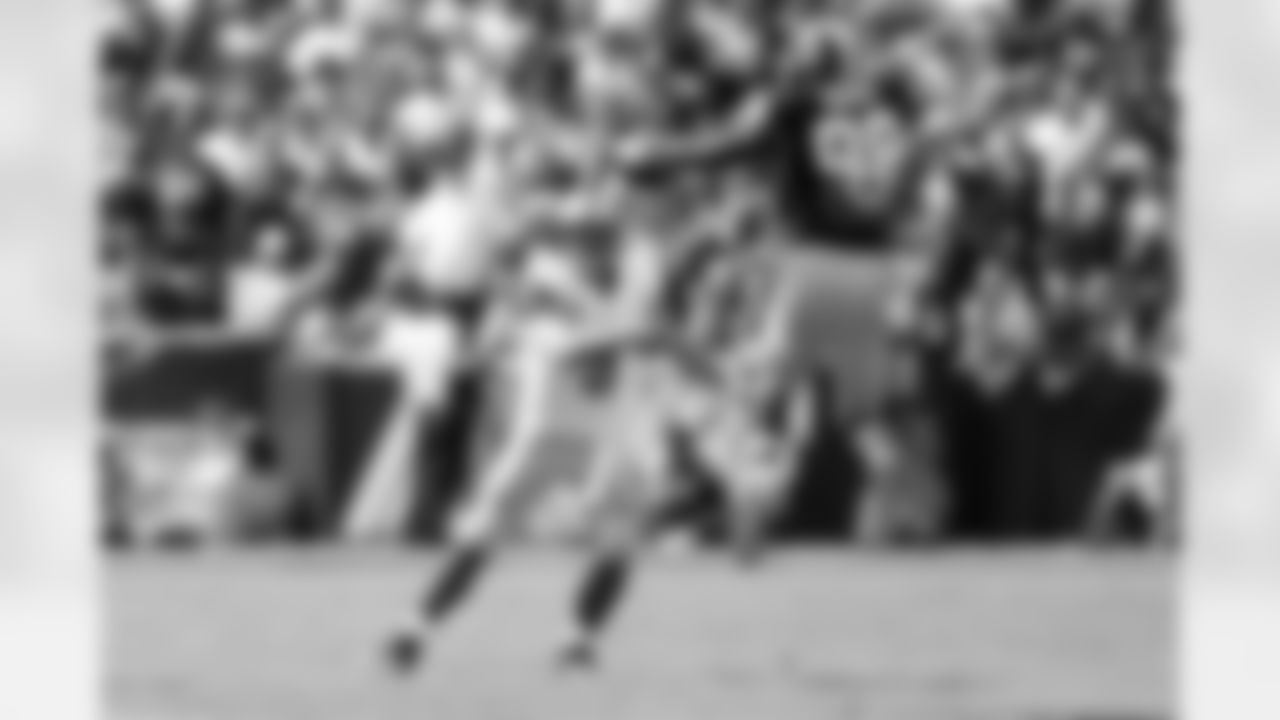 No.10: Athletic Ability- Orakpo jumps up to deflect a pass from Lions quarterback Matthew Stafford, showcasing his athleticism at FedEx Field in Landover, Md.