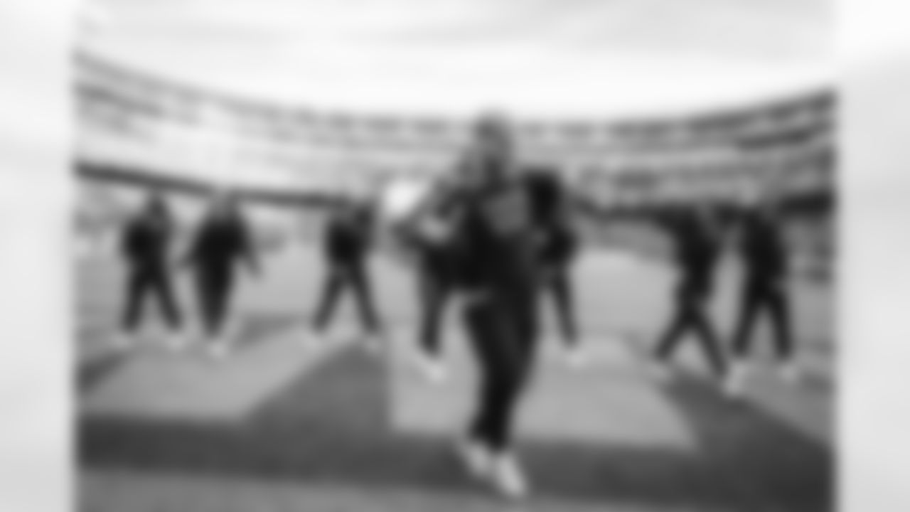 Command Force performing at FedEx Field on January 01, 2022 (Taylor Sims/Washington Commanders)