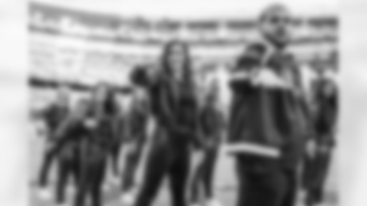 Command Force performing at FedEx Field on January 01, 2022 (Taylor Sims/Washington Commanders)