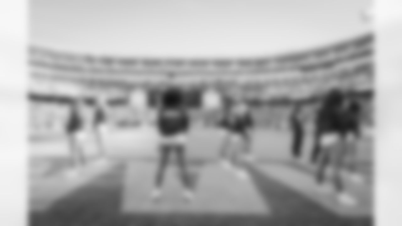 Command Force performing at FedEx Field on January 01, 2022 (Taylor Sims/Washington Commanders)