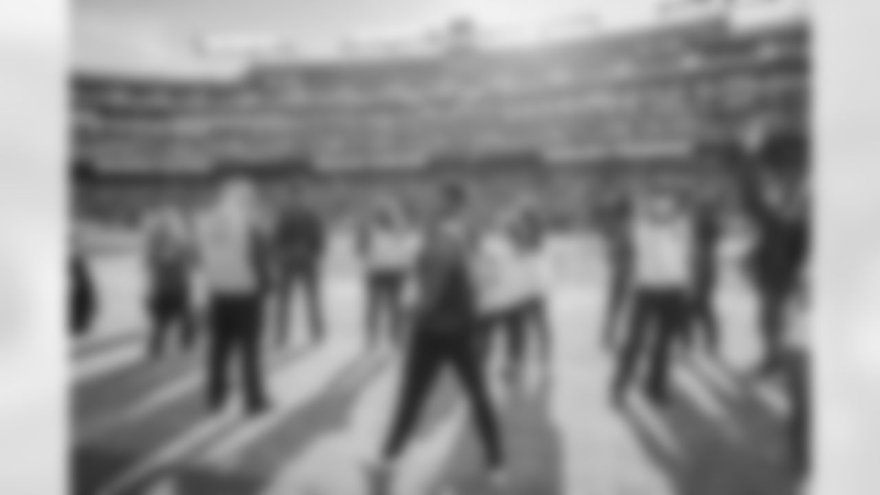 Command Force performing at FedEx Field on January 01, 2022 (Taylor Sims/Washington Commanders)
