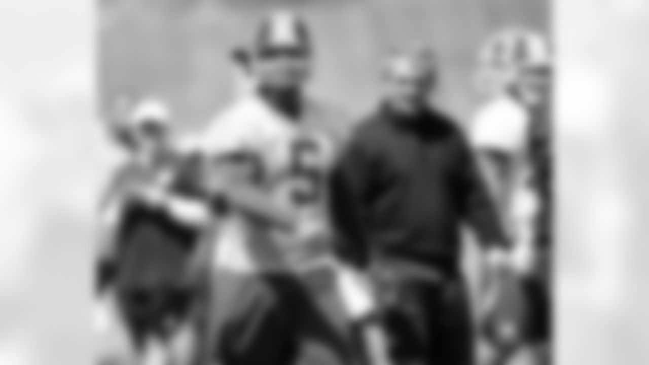 Donovan McNabb and Mike Shanahan. (Ned Dishman Photo)