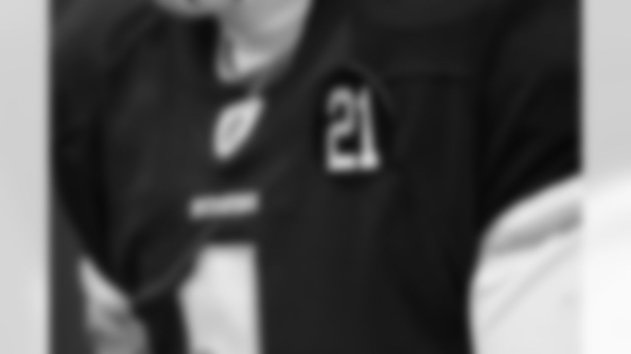 Players wore a No. 21 patch. (Ned Dishman Photo)