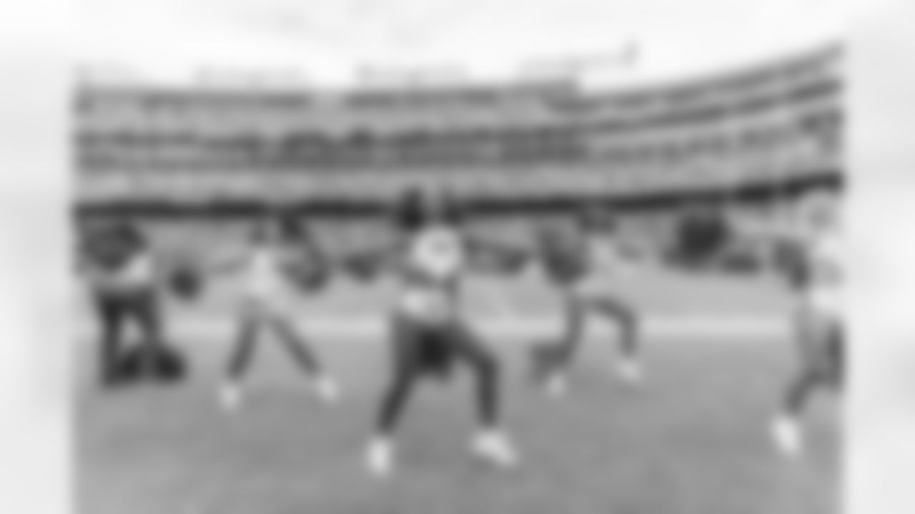 LANDOVER, MD – SEPT 10: Images of Command Force Team at FedEx Field on SEPTEMBER 10, 2023 in Landover, MD (Photo by Taylor Sims for Washington Commanders)