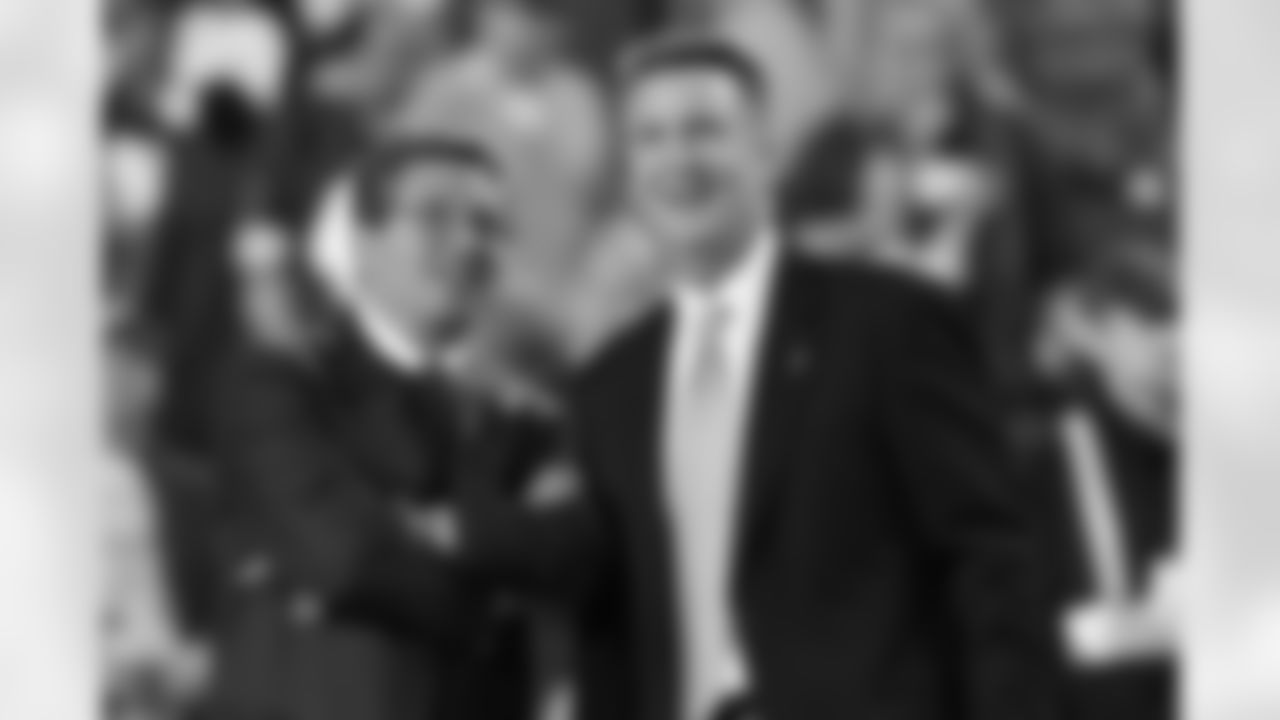 Owner Dan Snyder and General Manager Bruce Allen. (Ned Dishman Photo)