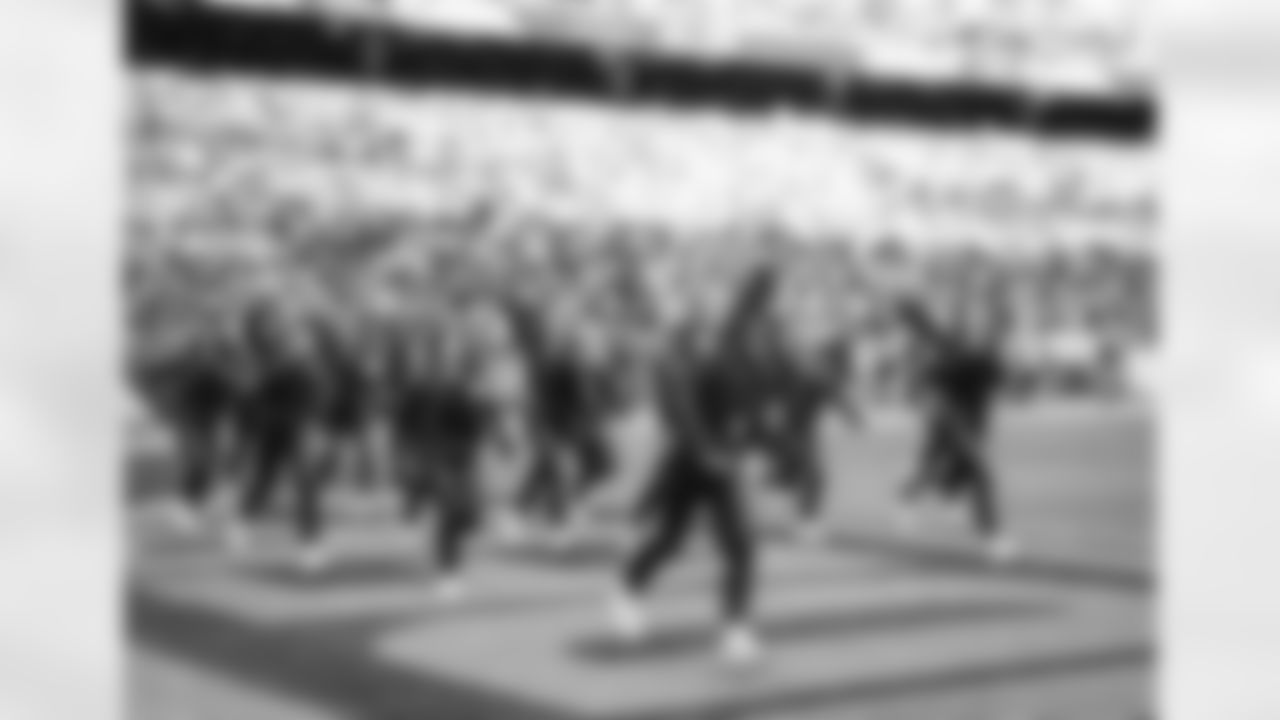 Command Force performing at FedEx Field on January 01, 2022 (Taylor Sims/Washington Commanders)