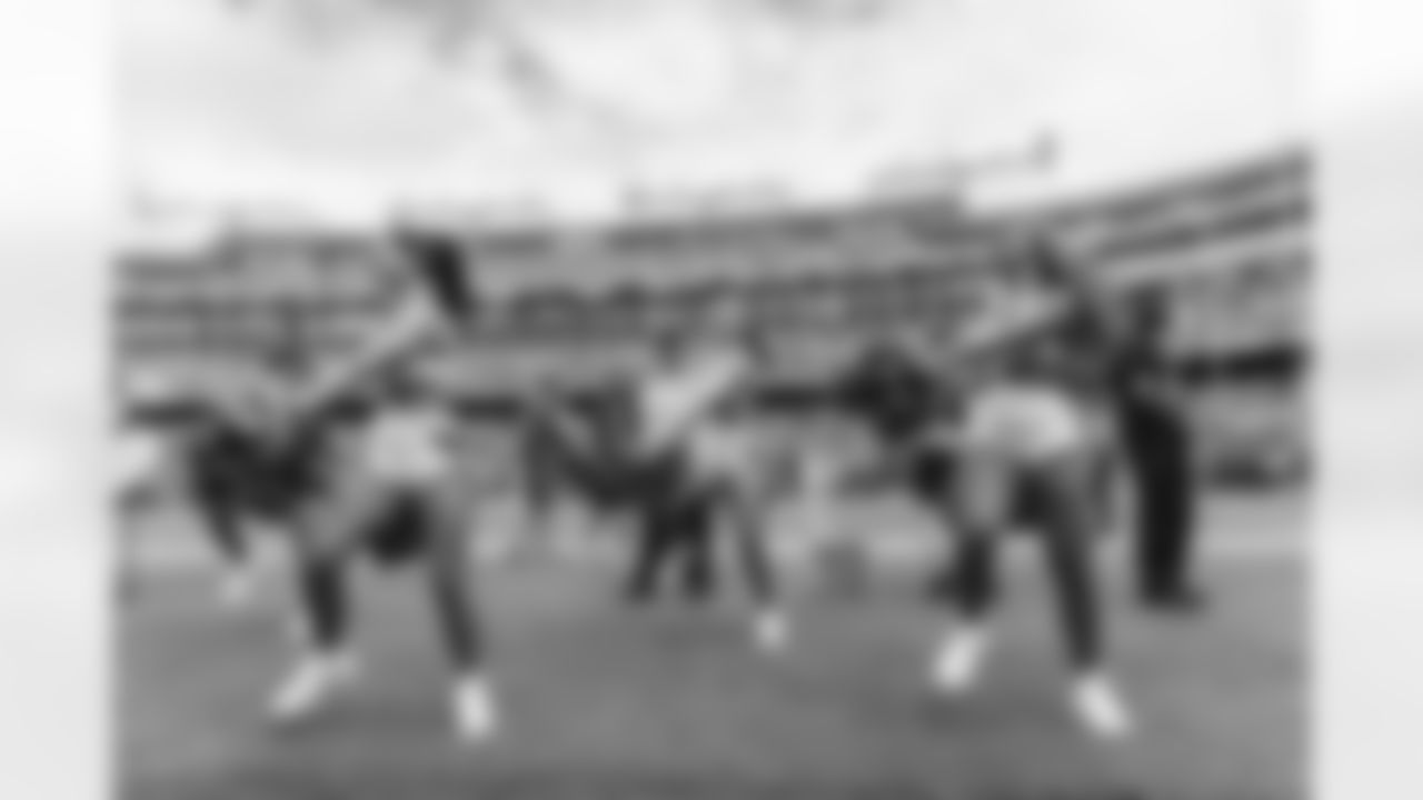 LANDOVER, MD – SEPT 10: Images of Command Force Team at FedEx Field on SEPTEMBER 10, 2023 in Landover, MD (Photo by Taylor Sims for Washington Commanders)