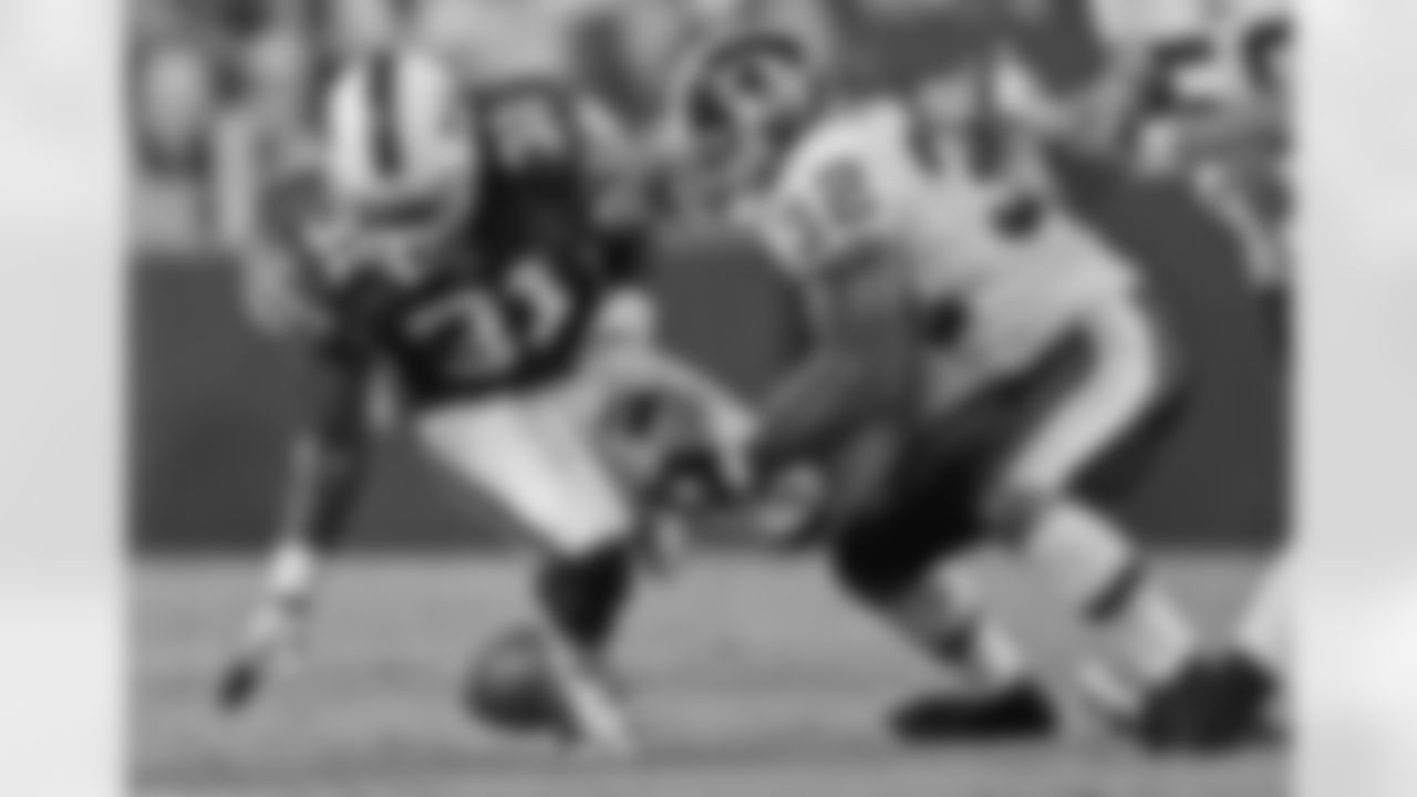 Justin Hamilton is there to pounce on a fumble.