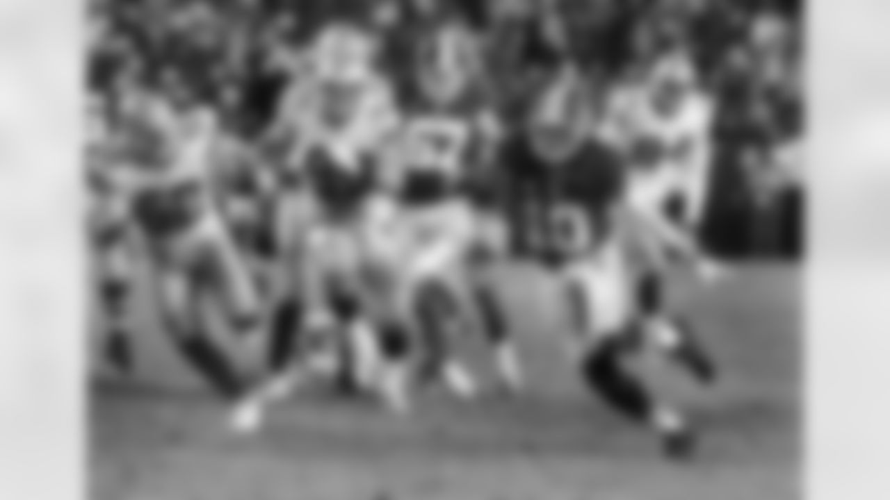 No. 7: RG3 Takes Off. Robert Griffin III jukes a defender and leaves the rest of the Cowboys' D-line in the dust. Dallas' defense had not given up more than 250 rushing yards on the year until this game.