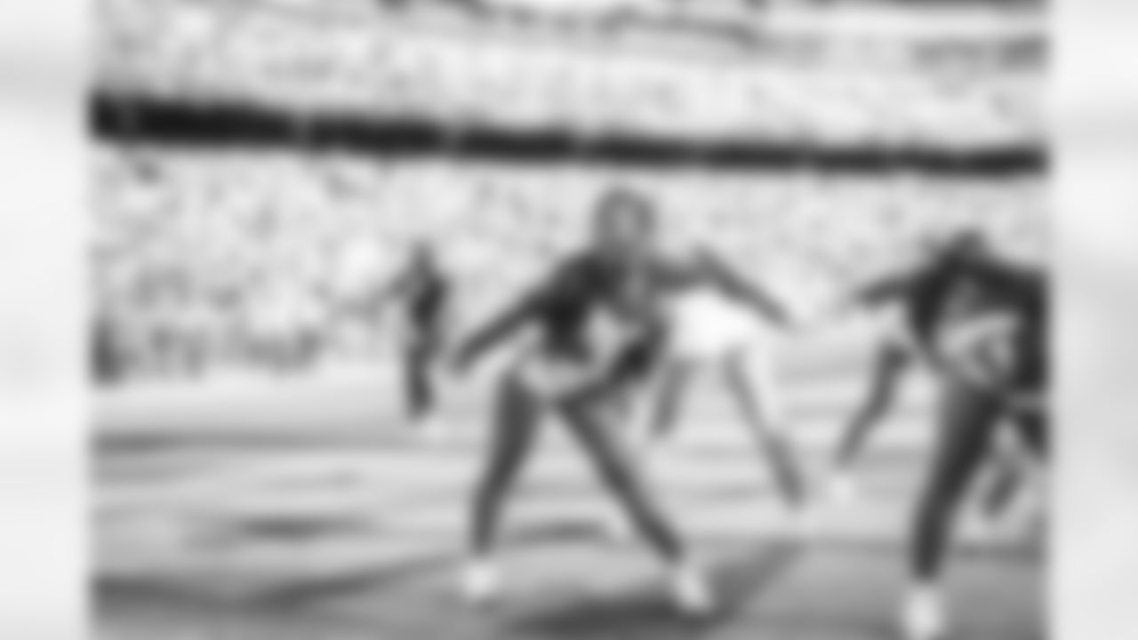 Command Force performing at FedEx Field on January 01, 2022 (Taylor Sims/Washington Commanders)