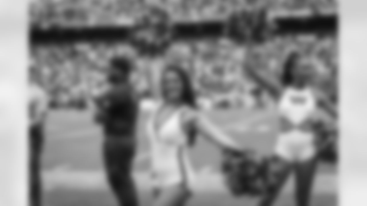 LANDOVER, MD – SEPT 10: Images of Command Force Team at FedEx Field on SEPTEMBER 10, 2023 in Landover, MD (Photo by Taylor Sims for Washington Commanders)