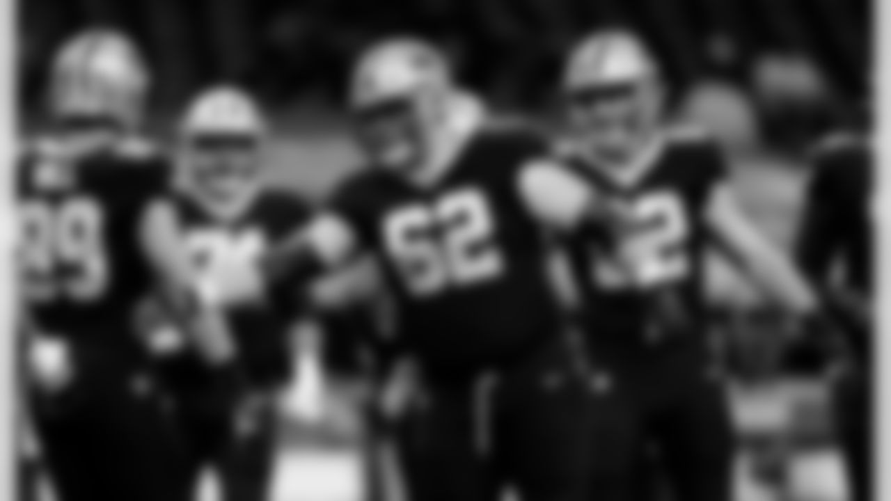 Check out photos of New Orleans Saints offensive guards Andrus Peat, Nick Easton, and Cesar Ruiz in action during the 2020 NFL season.