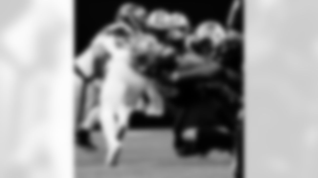 Game action photos from the New Orleans Saints vs. Atlanta Falcons matchup in Week 11 of the 2020 NFL season.