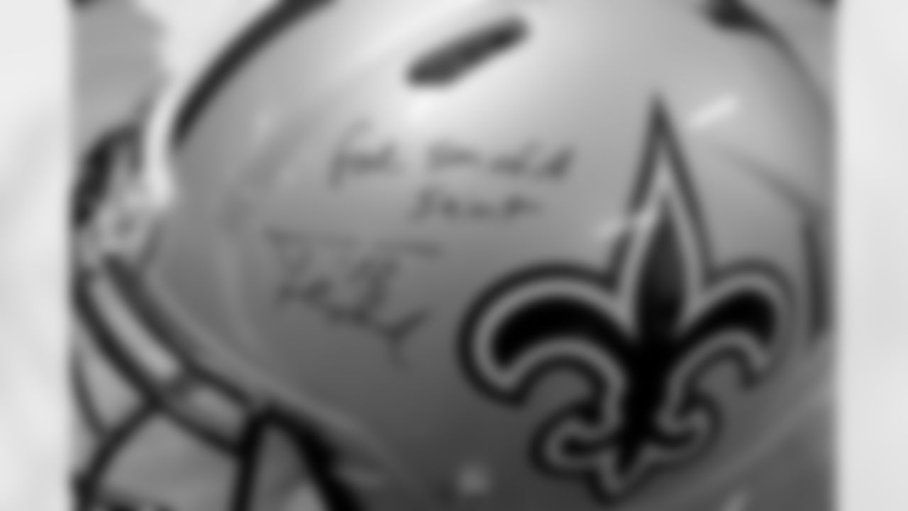 New Orleans Saints safety Tyrann Mathieu continued his annual holiday giving tradition with a catered dinner and special surprise gifting event for ten families at the Son of a Saint facility during Tyrann's Christmas Blessing presented by The Tyrann Mathieu Foundation. Mathieu met the families on site for a dinner catered by Chef Bush and visited with each family before surprising each family with $1,000 worth of holiday gifts from their wish lists on Tuesday, December 6, 2022.