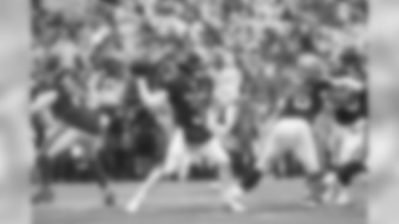 Seattle Seahawks quarterback Russell Wilson (3) throws the ball during the 2019 Pro Bowl, Sunday, Jan. 27, 2019 in Orlando, Fla. (Logan Bowles/NFL)