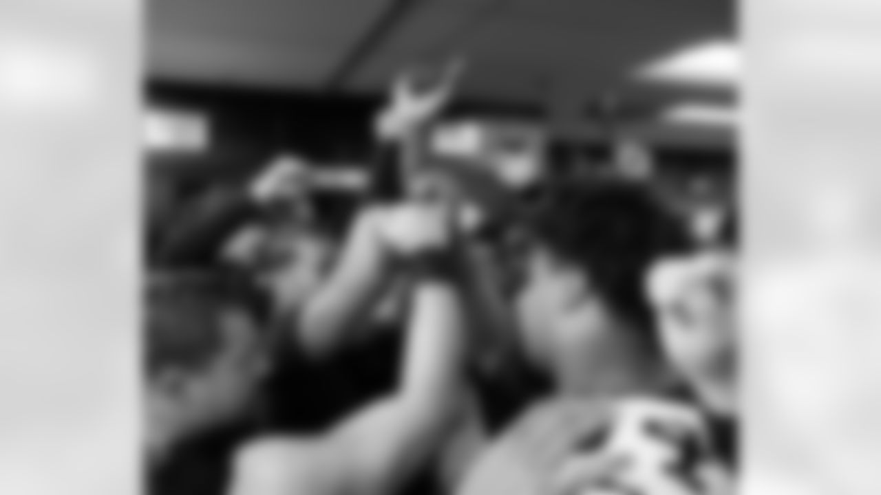 Head inside the New Orleans Saints locker room postgame after the Saints' win against the Philadelphia Eagles in Week 17 of the 2022 NFL season presented by Bud Light.