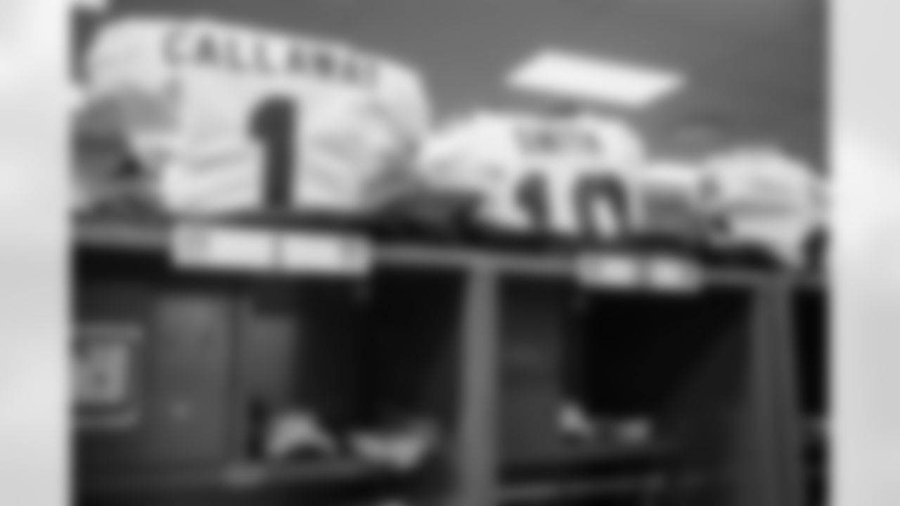Head inside the New Orleans Saints locker room as jerseys, helmets, and more are set for 2022 Preseason Week 1 against Houston Texans.