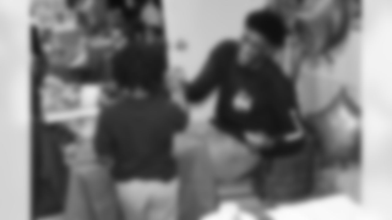 New Orleans Saints wide receiver Michael Thomas held a gift-giving event for dozens of kids from the Youth Group at the Holy Faith Temple Church in Treme on December 20, 2022.