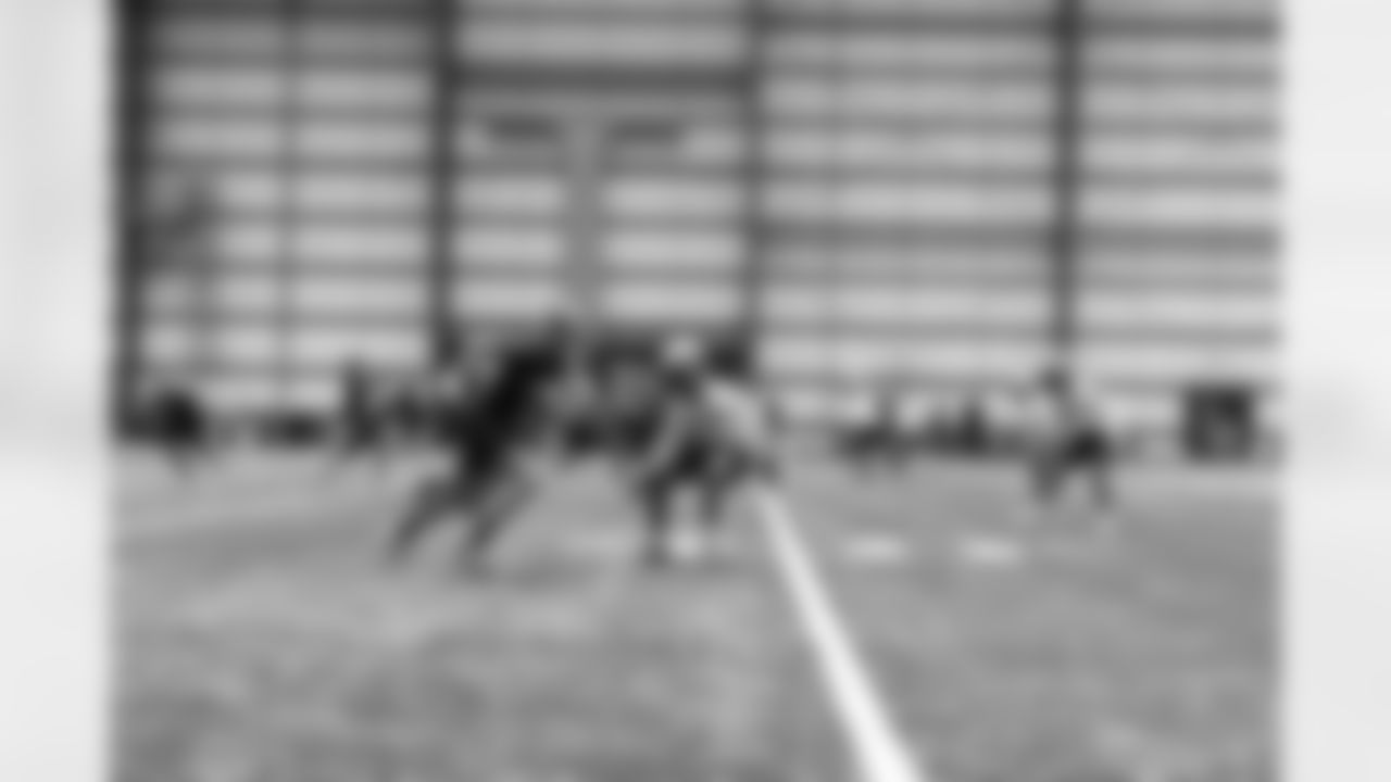 The New Orleans Saints hosted the 3rd annual Saints/Nike 11-ON event in the Saints indoor facility at the Ochsner Sports Performance Center on Tuesday, June 22, 2022. Twelve high school football teams from Louisiana and Mississippi featured 30 skills position players and linemen who competed in individual skills challenges, team challenges, lineman-specific challenges & a position study session (led by USA Football Master Trainers), a character development session, and a 7on7 tournament.