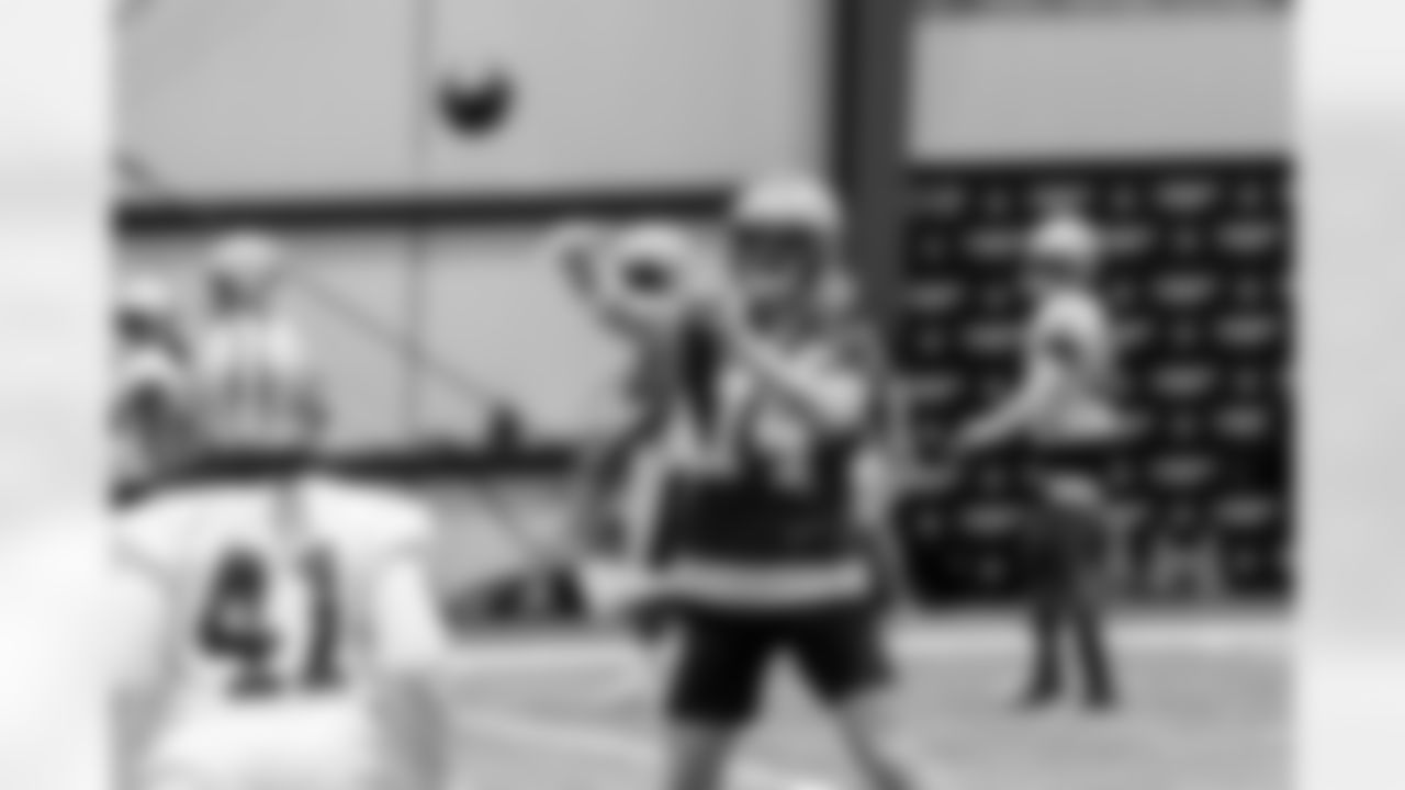 New Orleans Saints quarterback Andy Dalton took the field for practice during 2022 Training Camp presented by Rouses Markets on Tuesday, August 9.