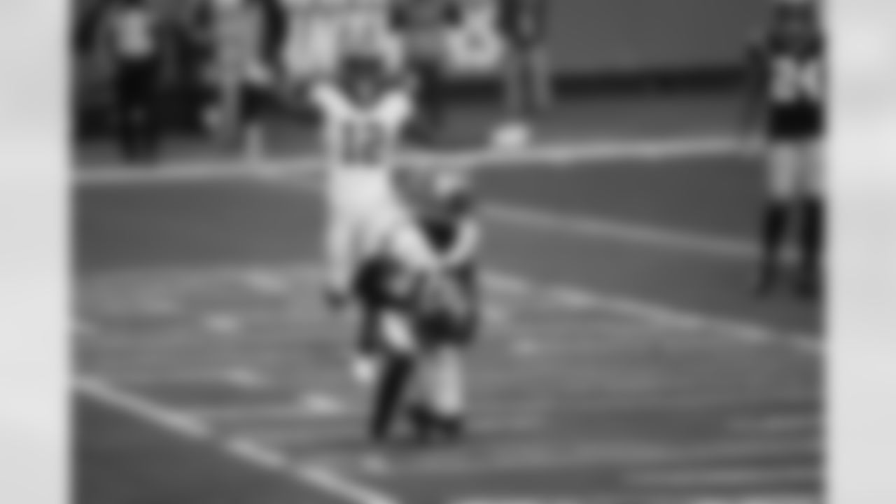 Game action photos from the New Orleans Saints at Carolina Panthers matchup on Jan. 3 in Week 17 of the 2020 NFL season.