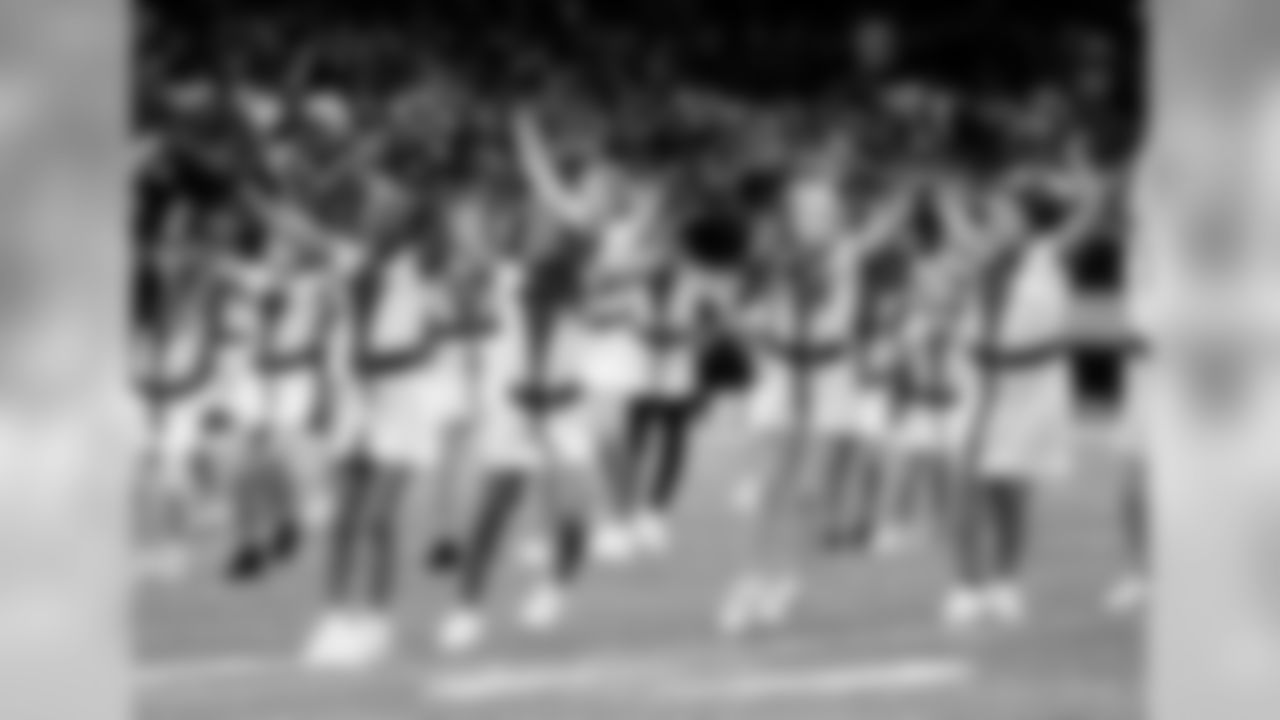 The Saintsations took to the field and performed for fans during Week 12 between the Saints and Panthers at the Mercedes-Benz Superdome.