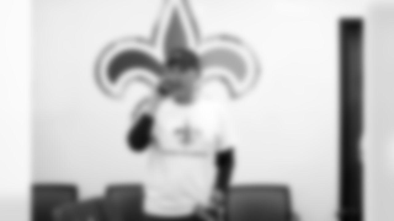 Behind-the-scenes photos from the Ochsner Sports Performance Center inside the New Orleans Saints' draft room ahead of their fourth through seventh round selections in the 2023 NFL Draft.